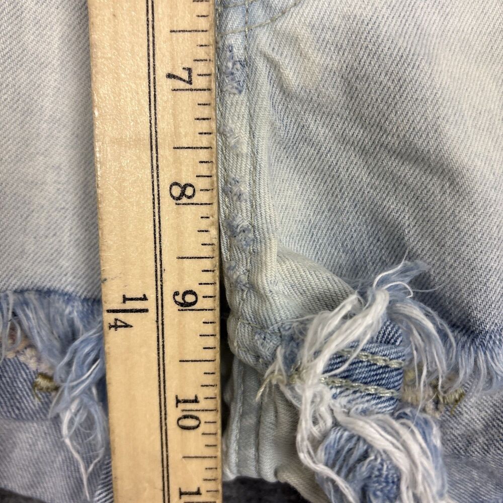 Free People Elsa Cut Off Denim Shorts Womens Size 25 - Picture 5 of 8